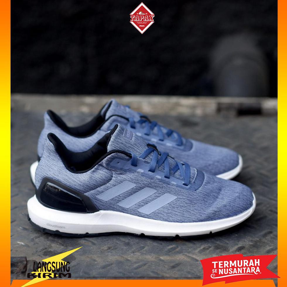 Sepatu Pria Keren Adidas Cosmic Blue Misty Original Komponen Murah