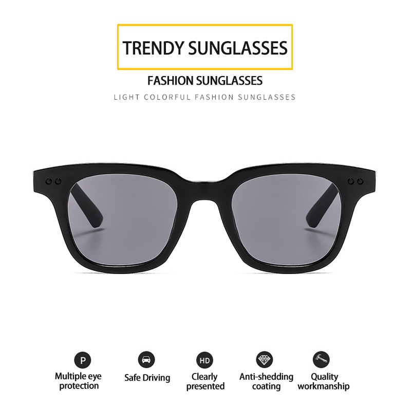 Kacamata Hitam Optik Anti Sunglass Dengan Fashion Sunglasses Warna Permen Korea Kacamata Wanita / Pria Fashion