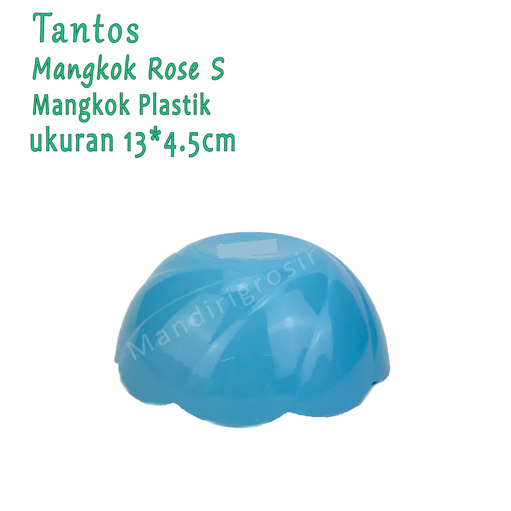 Mangkok bentuk bunga * Mangkok Rose S * Biru *5154