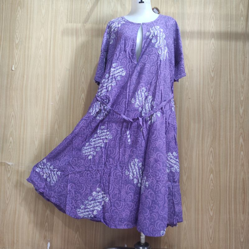 Batik Qonita Daster Rosita Saku Sleting Motif Halus 2-Motif 5