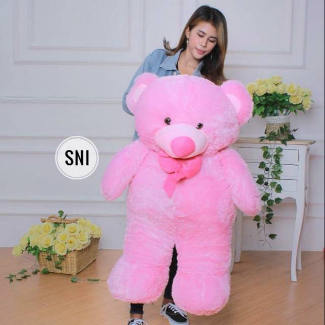 Boneka Beruang Teddy Bear Jumbo 1,2 Meter SNI / Toko Boneka Jumbo