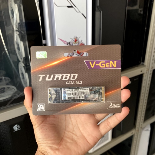 V-Gen Turbo 128 GB M.2 Sata SSD 128GB m.2 sata SSD Internal for PC Laptop V-Nand m2 2280 VGen v gen 