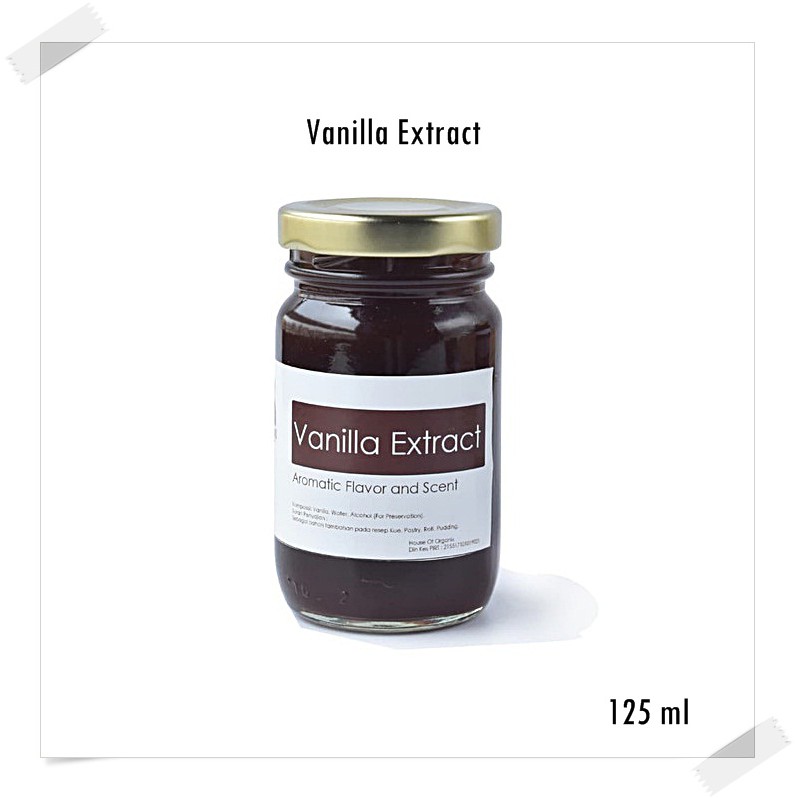 

Ekstrak Vanili / Ekstrak vanilla / Vanilla Extract 125 ml