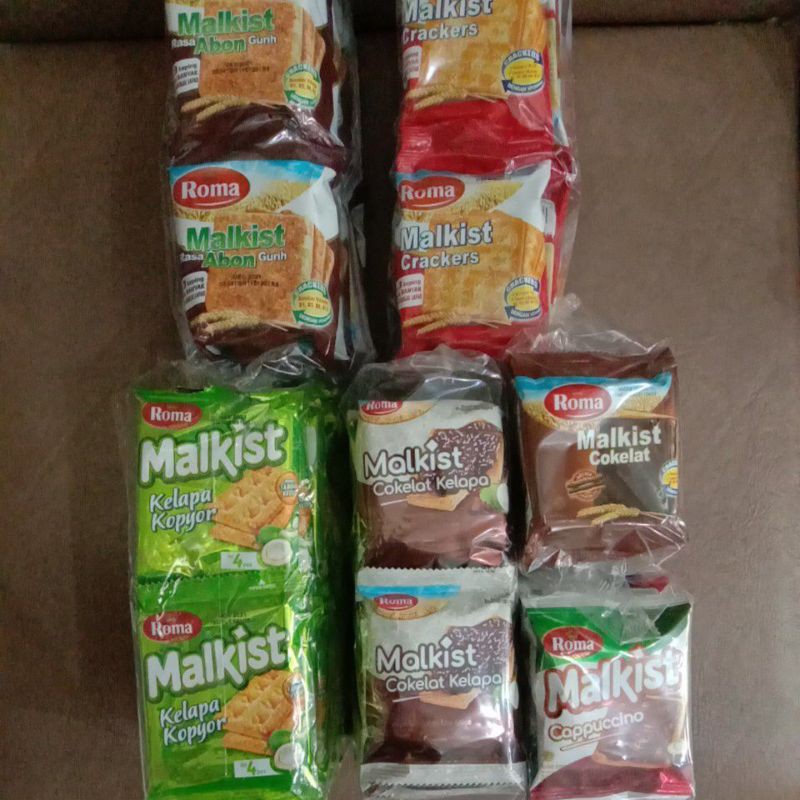 Malkist Abon/Malkist Cokelat/Malkist Crackers/Malkist Capucino/Malkist kelapa kopyor/cokelat kelapa