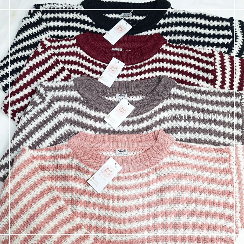 Kumi sweater rajut tebal / Outer knitwear / Sweater oversize ala korea / Sweater wanita murah