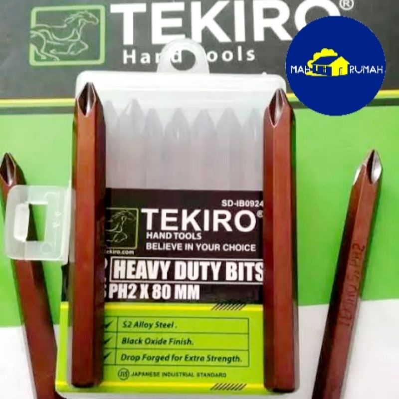 @1biji - MATA OBENG KETOK TEKIRO Getok Plus (+) - TEKIRO PH2 PH3 x 80mm 8cm