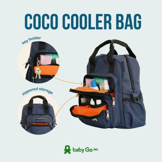 BabyGo Inc - BabyGo Inc COCO Mini Cooler Bag Babygoinc Baby Go inc tas asi bayi