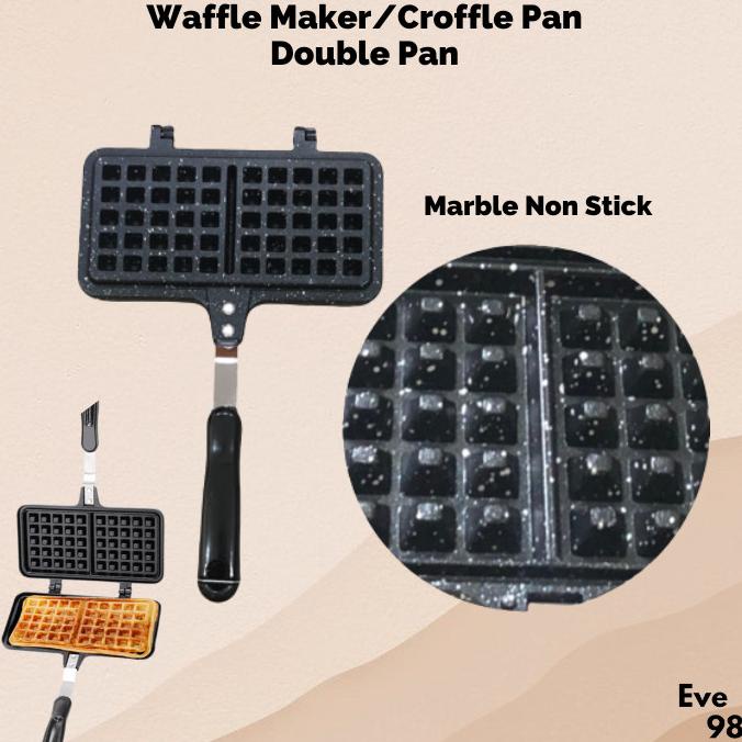 (READY) Waffle Pan Wafel Maker Cetakan Wafel Croffle Pan Teflon