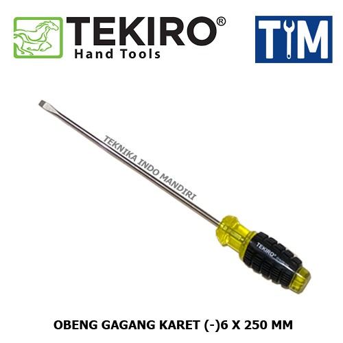 TEKIRO Obeng Gagang Karet - 6 x 250 mm