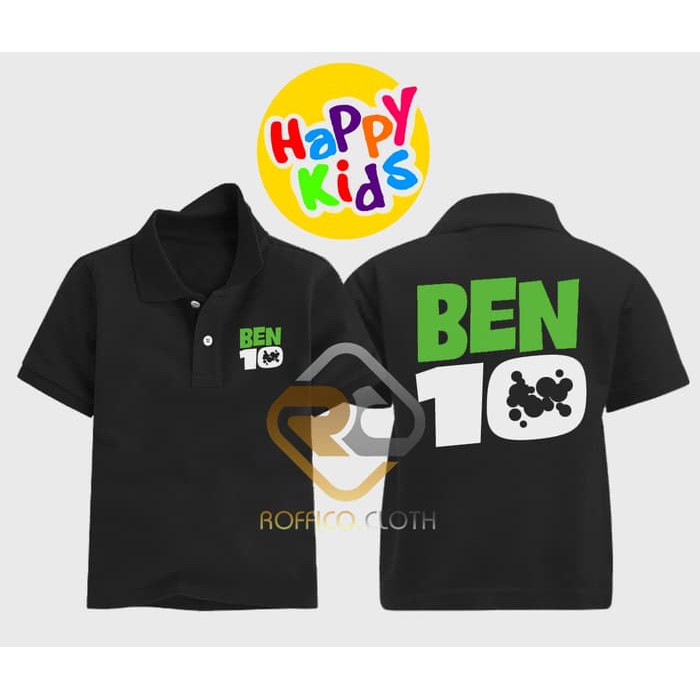 Polo Shirt Anak Logo Ben 10 - 02