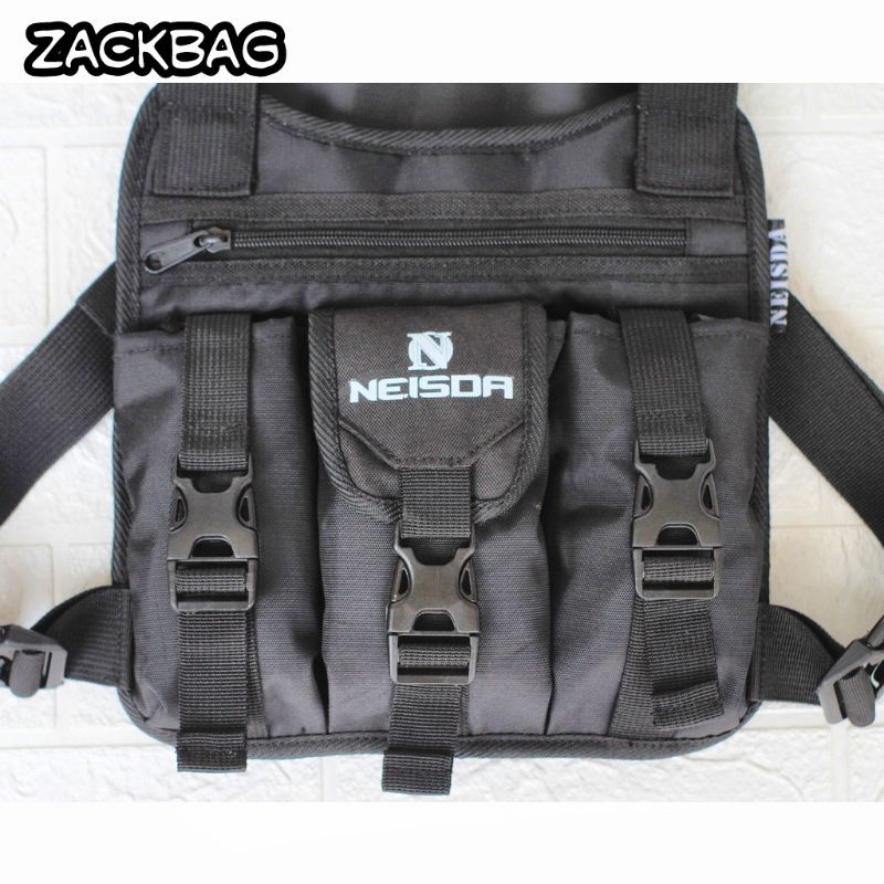 Tas Dada/Chest Bag/Tas Pelindung Dada/Tas Pengendara Motor dan Sepeda Neisda Premium 801