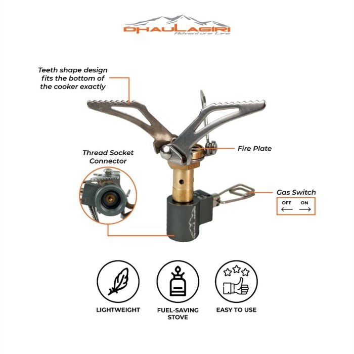 Kompor Ultralight Dhaulagiri Mini Stove M 02