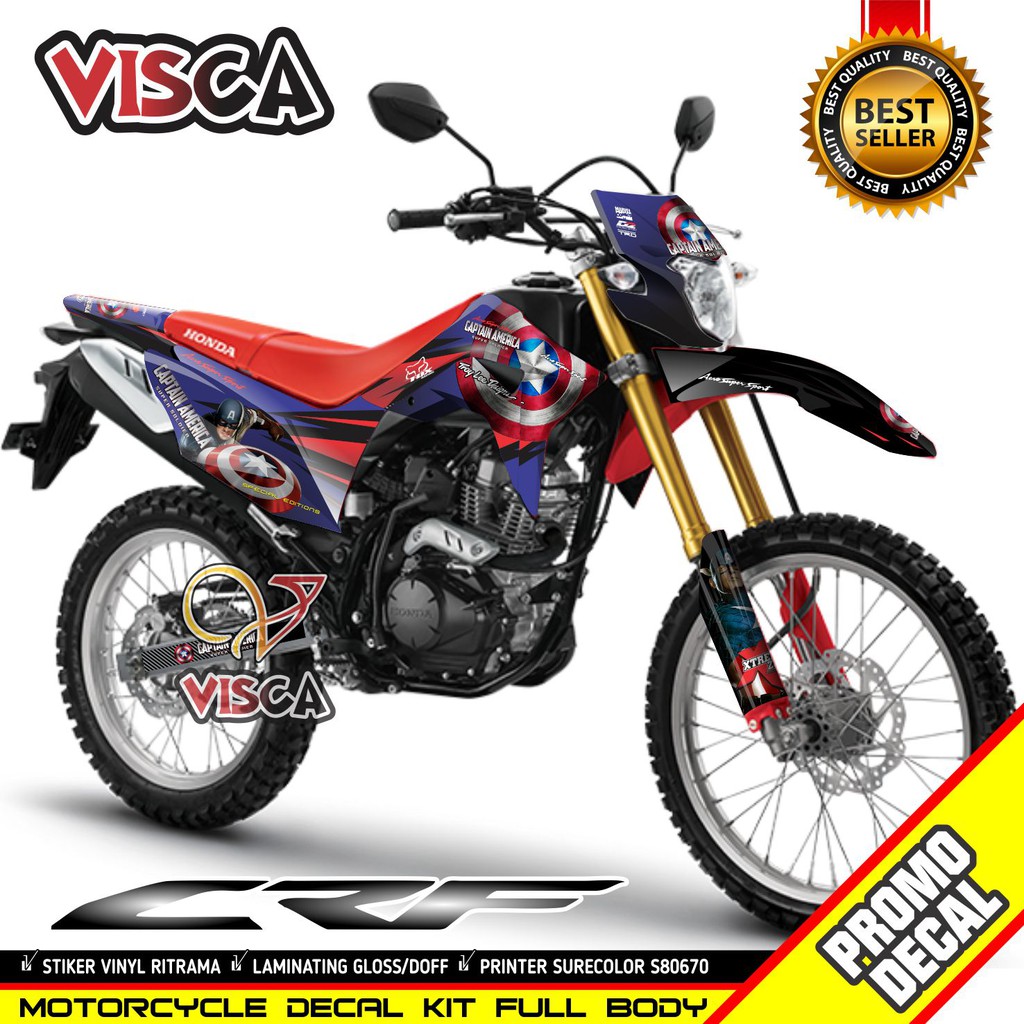 Decal CRF 150 L Full Body Decal CRF 150L Terbaru Full Body Keren Stiker CRF 150 Full Body Terbaru De