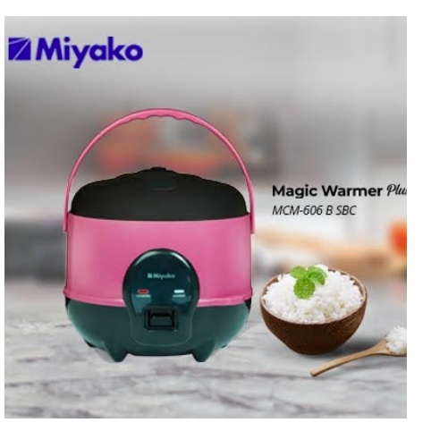 [ Miyako ] Rice Cooker / Magic Com Mini Miyako 3 in 1 MCM 606 A / B - 0,6L