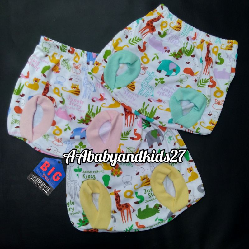 3PC Celana Bayi Model Pop Jay Rotary Lembut dan SNI
