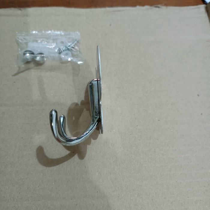 Wall hanger stainless motif kupu-kupu import / gantungan stainless