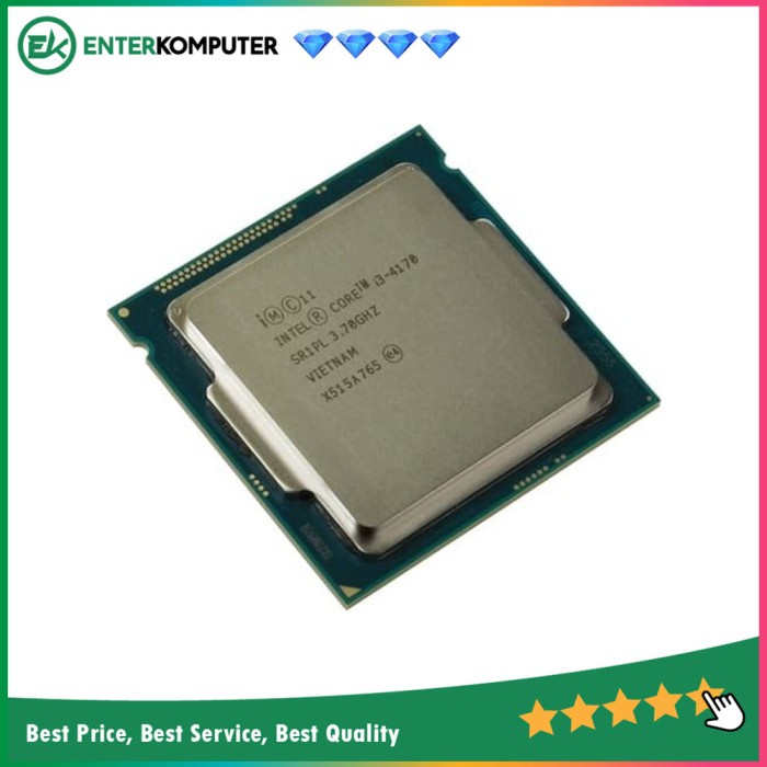 Processor Intel Core i3-4170 3.7Ghz - Cache 3MB [Tray] Socket LGA 1150 - Haswell Refresh Series