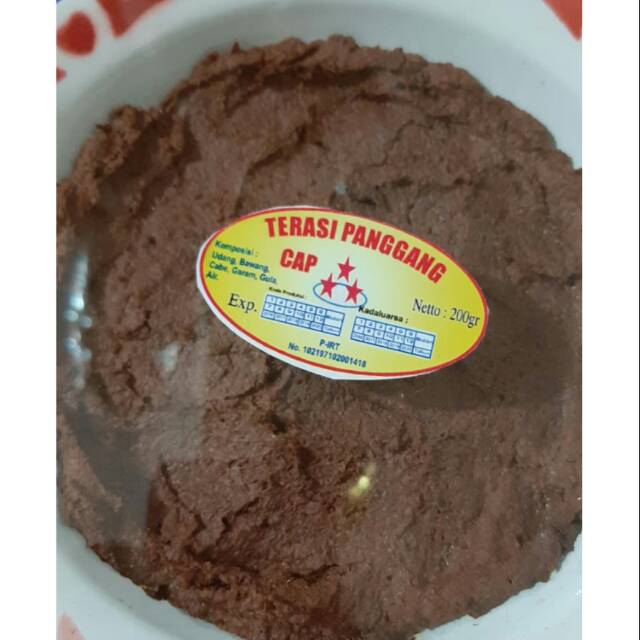 

Terasi Panggang /Terasi Piring