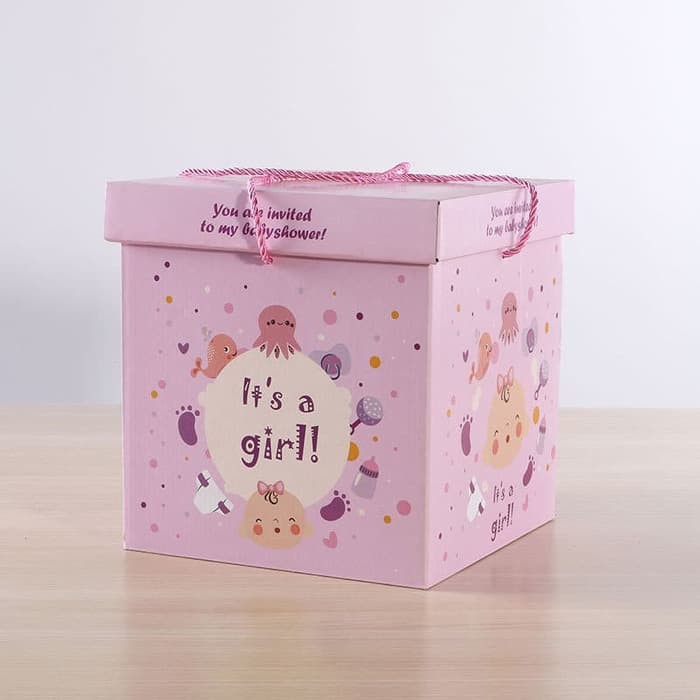 

JGO Gift Box / Kotak Hampers Baby Born Birthday Packaging Lahiran