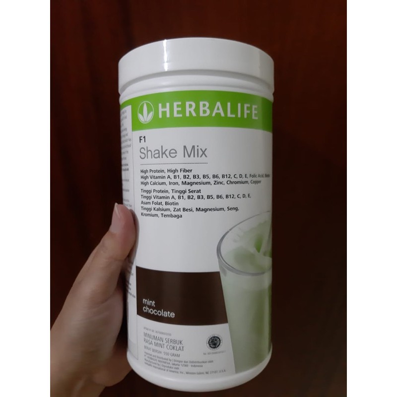 Herbalife F1 Nutritional Formula Shake Whey Protein Diet