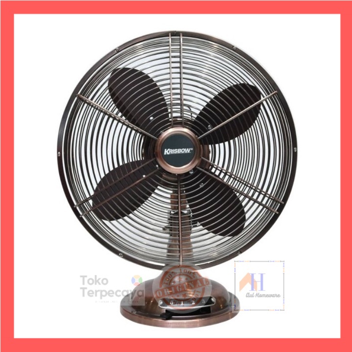 Krisbow Kipas Angin Meja Vintage 35.5 Cm/Kipas Angin Meja/Kipas Angin Classic