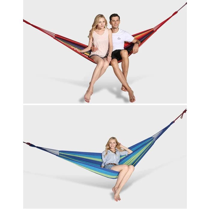 (JC) hammock  colorful//ayunan tempat tidur gantung//ayunan camping series