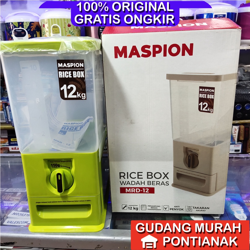 Ricebox Maspion MRD 12 Tempat beras / Kotak beras