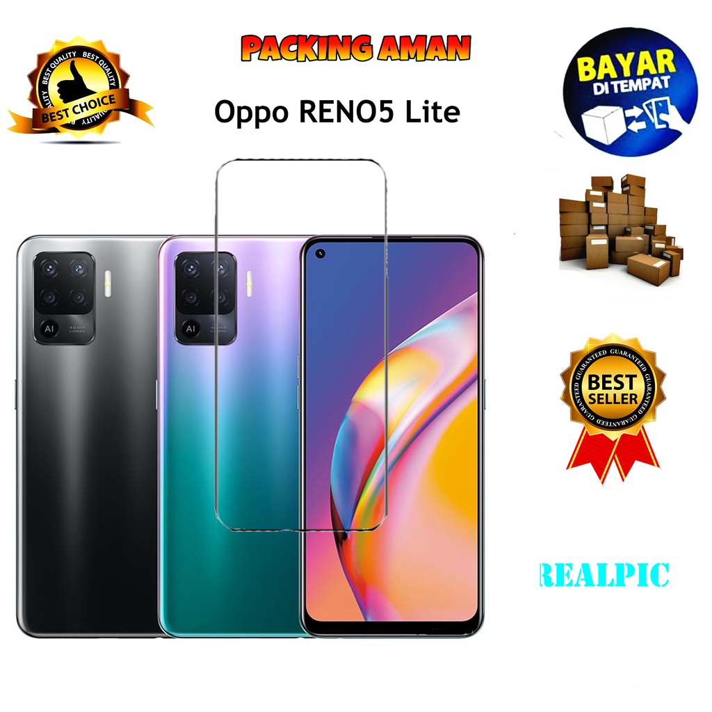 Tempered Glass Oppo Reno5 Lite 4G 2021 Screen Protector Anti Gores