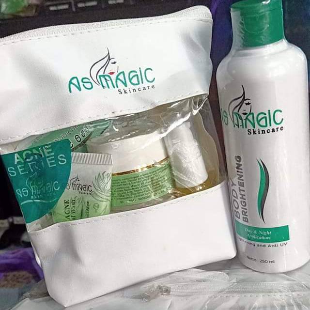 as magic Acne/jerawat + body brightening | as magic skincare