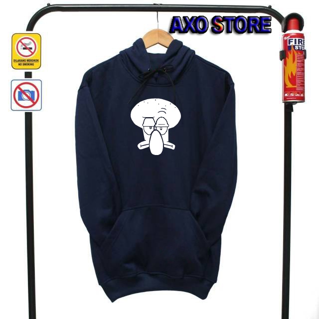 COD TERLARIS HOODIE SABLON Squidward SpongeBob SquarePants PREMIUM / PRIA &amp; WANITA / Sweater / Switer / Hoodie Kekinian / Hoodie Hits / Switer Pria/Hoodie Polos/ SIZE S M L XL XXL 2XL XXXL 3XL Termurah Murah Ukuran Big Size Jumbo