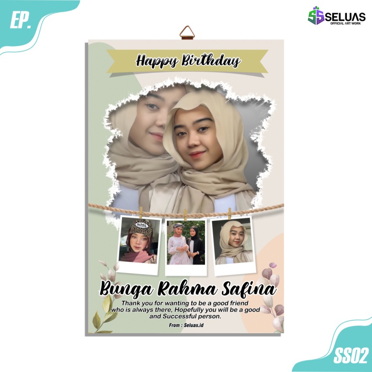 

DESAIN FOTO + CETAK PAPAN MDF UK 20 x 30, KADO WISUDA, ULANG TAHUN, WEDDING MURAH