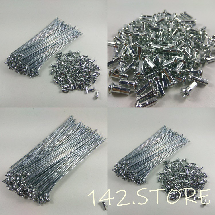 Jari Jari Sepeda Ukuran Velg 18 Silver 40pcs