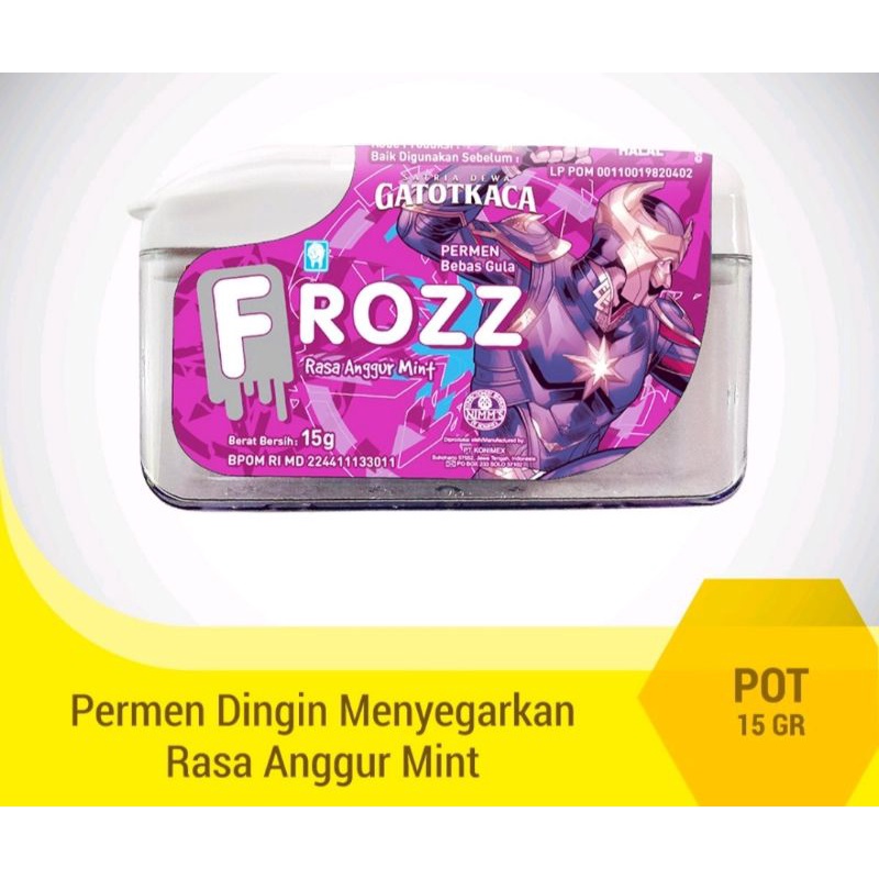 

FROZZ ANGGUR MINT BEBAS GULA