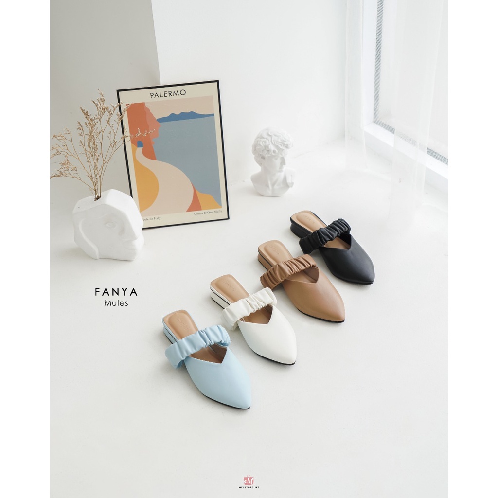 Jual Damelia Fanya Mules Wanita Indonesia Shopee Indonesia