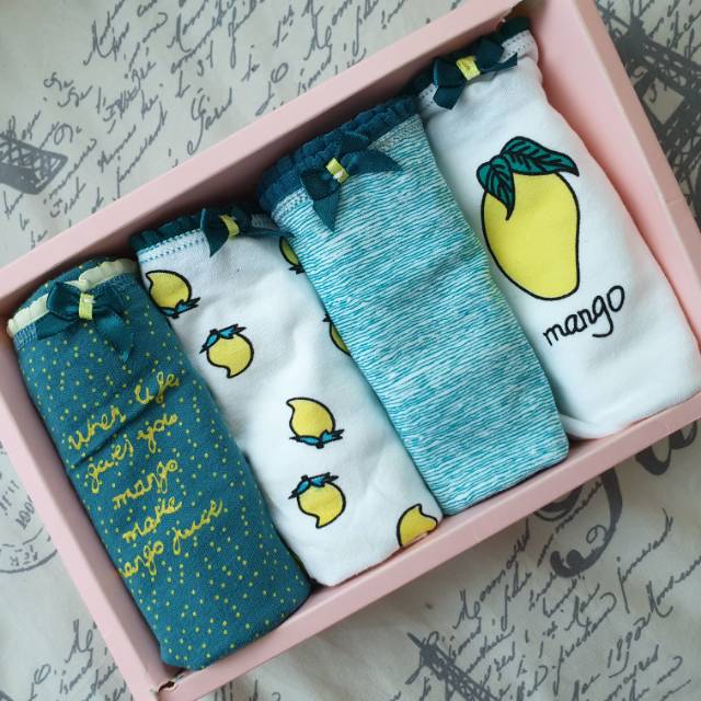 Set teen underwear / manggo underwear / cotton underwear / celana dalam anak