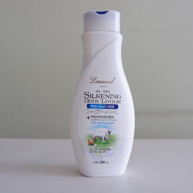 Laurent Silkening Body Lotion Goat S Milk Body Lotion Susu Kambing 200ml Shopee Indonesia