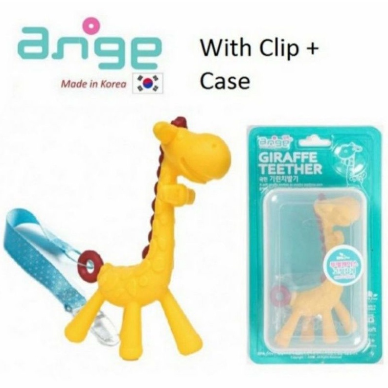 ANGE Girrafe Teether Case and Clip Mainan Gigitan Bayi