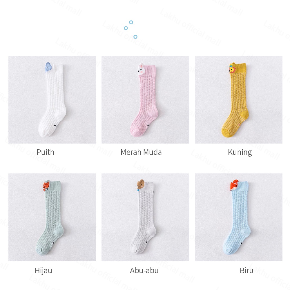 Lakhu kaos kaki panjang bayi anak motif/kaus kaki panjang bayi /baby socks  anti nyamuk