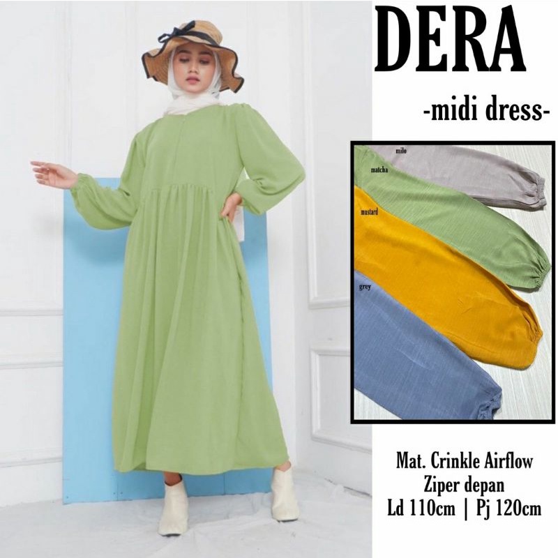 MIDI DRESS / DERA MIDI DRESS / MIDI POLOSAN
