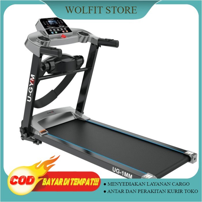TREADMILL ELEKTRIK 2 FUNGSI U-GYM//UGYM/UG-1MM