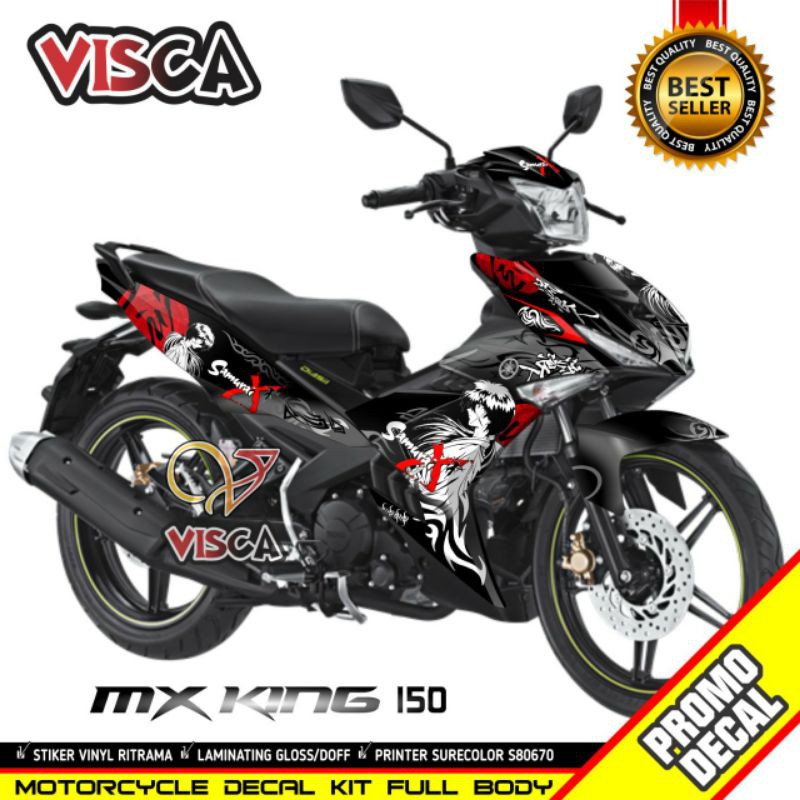 Decal MX King 150 Full Body Stiker MX King 150 Striping MX King 150 Sticker MX King 150 Full Blok mo