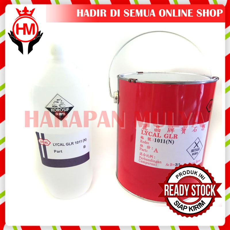 Resin Lycal 1011 Bening Keras Lycal Gem Like Resin Bening Keras - HM
