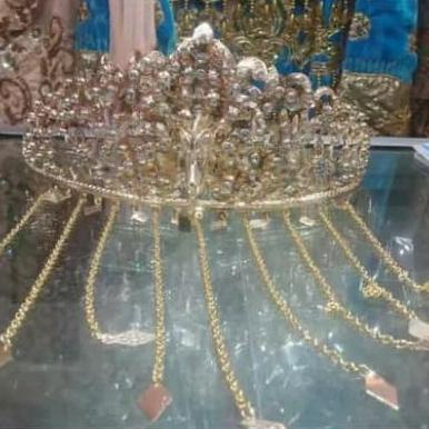 New Siger Betawi // Cadar Betawi Pengantin // Mahkota Betawi - Gold