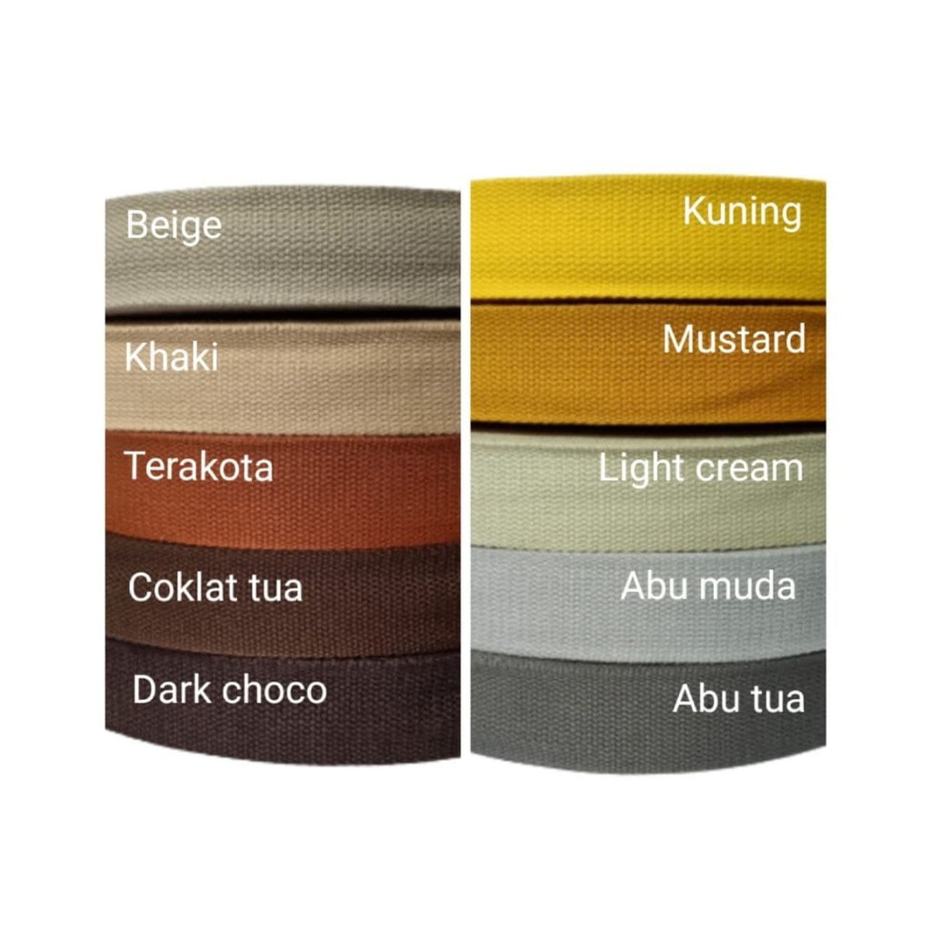 RINGBELT/BELT  KANVAS/ BELT KATUN /IKAT PINGANG BELT GAYA KOREA 2,5 CM X120 CM/TERLARIS/JAWA TIMUR