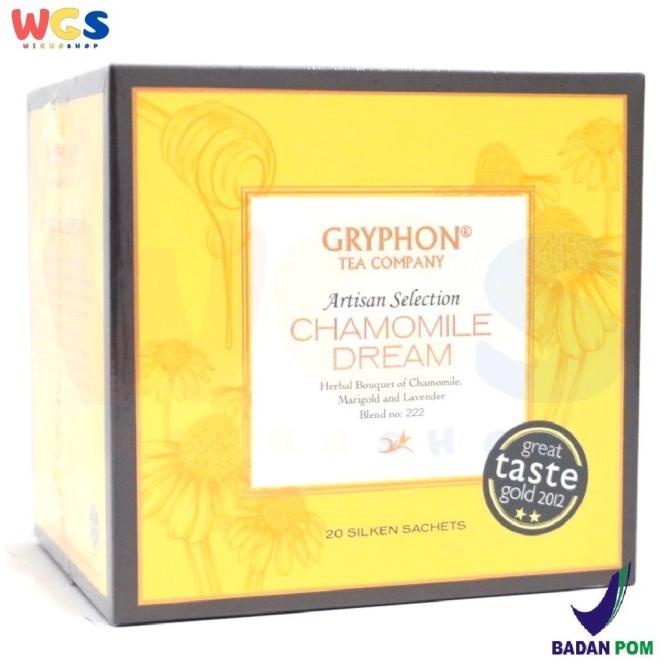 

[COD] GRYPHON TEA BAG CHAMOMILE DREAM HERBAL OF CHAMOMILE MARIGOLD / BOX [COD]