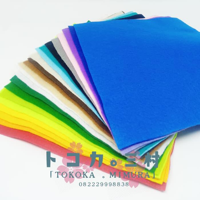 

Paket Kain Flanel Acrylic Felt Premium Ukuran 25X23Cm | 23 Warna/Pak