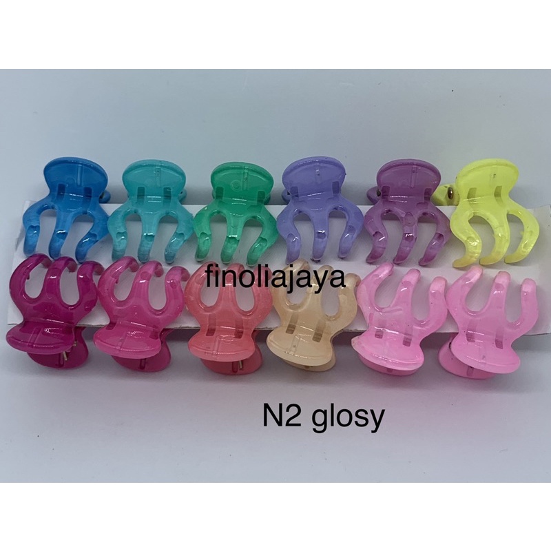 isi 12pcs jedai jepit rambut poni 2cm import