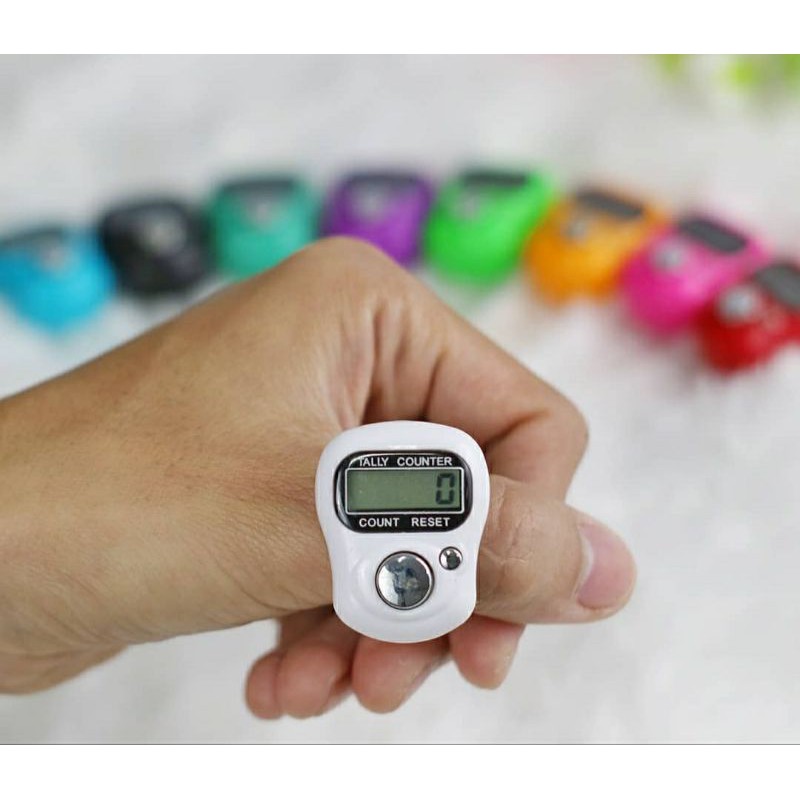 Tasbih Digital Cincin Counter Grosir Lusinan isi 12 / Alat Hitung Dzikir