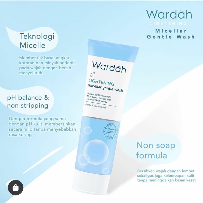 Wardah Lightening Micellar Gentle Wash - 50ml