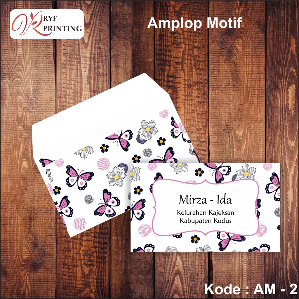 

AMPLOP MOTIF - AMPLOP FANCY